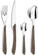 Amefa 2274PXBX00320 Dinner Fork – 8‑1/3" 18/0 Stainless Steel, Dark Brown ABS Handle - Case 1 image