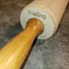 Frieling 3035 Rolling Pin – 18" Length, 2-3/4" Diameter, Wood, Axle & Ball Bearing Handles 2 image