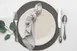 Davanti Frieling Mattola Placemats 80004 - Round 15" Placemat, Gray, Anti‑Slip, Dishwasher Safe 2 image