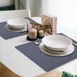 Davanti Frieling Mattola Placemats 80105 - Placemat 17" x 13" Stone Marine Antimicrobial Anti‑Slip 2 image