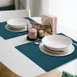 Davanti Mattola Placemats 80107 - Vinyl Placemat 17" x 13" Antimicrobial Anti‑Slip Dishwasher Safe 2 image