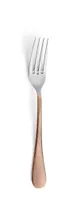 Amefa 8051LEB000340 Dessert Fork – 7¼" Half PVD Copper Finish, 18/10 Stainless Steel - 1 Dozen 1 image