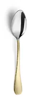 Amefa 8051LUB000325 Tablespoon - 8-1/8" Half PVD Gold Finish, 18/10 Stainless Steel, 0.53 oz - 1 Dozen 1 image