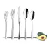 Amefa 906500B000305 Aurora Dinner Knife, 8-3/4" Finish, 18/10 Stainless Steel, 0.20 lb - 1 Dozen 2 image