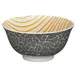 Cilio C107753-6 - Scribble Porcelain Round Bowl, 6" Diameter, 17 Oz Capacity, White Porcelain, -1/Case 1 image