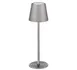 Cilio C190823 LED Table Lamp, 4.25" Dia x 13.75" H, 150 Lumens, 2.5 W, Battery 13 Hr, USB Charger 1 image