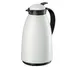 Cilio C544336 Beverage Server Imola, 34 Fl Oz/1 L White Plastic, Glass Liner, Cap Push-Button 1 image