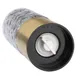 Cilio C613551 Salt Pepper Mill, 2" Diameter, 6.25" Height, Stainless Steel & Glass, Gold Finish 2 image