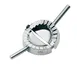 Kuechenprofi K0803552800 Ravioli Press 4" Diameter Stainless Steel Mold Large Handles - 1/Each 1 image