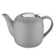 Kuechenprofi K1046001900 London Teapot, 50 Fl Oz Gray Ceramic, 5.5"W x 9.5"D x 5.5"H, Dishwasher Safe 1 image