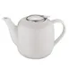 Kuechenprofi K1046002200 Ceramic Teapot, 5.5"W x 9.5"D x 5.5"H, 50 Fl Oz White, Dishwasher Safe 1 image