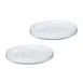 Zassenhaus M036039 - Mill Coaster Set, 2 pcs, 3" White Porcelain Coaster, 3" x 3" x 0.381" - 2/Pack 1 image