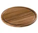 Zassenhaus M055078 - 12" Acacia Wood Cheese Plate, Dinnerware, Natural Finish, Wooden Plate 1 image