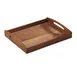 Zassenhaus M055535 Rectangular Acacia Wood Serving Tray, 17" x 14" x 2.75", Brown Finish 1 image