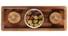 Zassenhaus M059229 - Rectangular Acacia Wood Tray, 13" x 5" x 1.8", Brown Finish, Tabletop Display 2 image