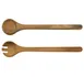 Zassenhaus M059342 - Acacia Wood Salad Server Set, 13" Length, Brown Handle, 2 pcs - 2/Set 2 image