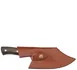Zassenhaus M070859 Farmer Chef’s Knife – 9.8" Pakka Wood Handle, Finish, Leather Sheath with Loop 2 image