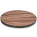 Frieling WTT970 Lazy Susan - 14" Diameter Acacia Wood Turntable, Black Rim, Finish - 6/Case 1 image