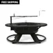 Pit Boss PB410FP Outdoor Fire Pit, 2-in-1 Wood Fire Pit, 483 Sq In Cooking Surface, Steel Grid 1 image