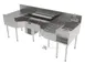 Perlick PCE78-C-4 Sink Combo Underbar Ice Bin/Cocktail Station 1 image