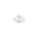Turgla FLO01CT00 - Flora Round Saucer, 6" Diameter White Porcelain, Elegant Dinnerware Piece 1 image