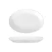 Turgla FLO36KY00 - Oval White Porcelain Flora Platter, 14" x 9.75" x 1.25", Dinnerware Serving Tray 1 image
