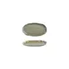 Turgla T-AFRMOS19OV-12 Moss Oval China Plate, 7.5" x 4.25", Organic Green Porcelain 1 image