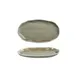 Turgla T-AFRMOS29OV-6 Moss Plate, 11.5" x 6.5" Oval Organic Green Vitrified Porcelain Dinner Plate 1 image