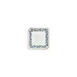 Turgla T-KRAAR20KR-12 Square China Plate, 6" x 6" Blue Vitrified Porcelain Dinnerware 2 image