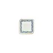Turgla T-KRAAR20KR-12 Square China Plate, 6" x 6" Blue Vitrified Porcelain Dinnerware 1 image