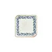 Turgla T-KRAAR25KR-12 Square China Plate, 7.5" x 7.5" Porcelain, Blue Vitrified Finish - 1/Each 1 image