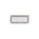 Turgla T-KRAAR28DT-12 Kario Rectangular China Plate, 9.5" x 6" Blue Vitrified Porcelain Dinnerware 2 image
