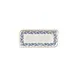 Turgla T-KRAAR28DT-12 Kario Rectangular China Plate, 9.5" x 6" Blue Vitrified Porcelain Dinnerware 1 image