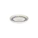 Turgla T-KRAHL23RD-6 Kario Round China Plate, 9" Diameter, Porcelain, Blue Vitrified Finish 2 image