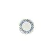 Turgla T-KRAZT01CT-24 Kario Round China Saucer, 6.25" Diameter, Blue Vitrified Porcelain 1 image