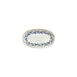 Turgla T-KRAZT19OV-12 Oval Kario Platter, 7.5" x 4.25" x 1" Organic Blue Vitrified Porcelain - 1/Each 1 image