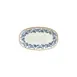 Turgla T-KRAZT24OV-12 Kario Oval China Platter, 9.5" x 5.75" x 1" Blue Porcelain, Vitrified Finish 1 image