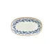 Turgla T-KRAZT29OV-6 Oval China Platter, 11.5" x 7" x 1.25" Porcelain, Blue Finish - 1/Each 1 image