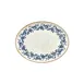 Turgla T-KRAZT31OV-6 Kario Oval China Platter, 12" x 9.5" x 1" Porcelain, Blue Vitrified Finish 2 image