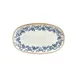 Turgla T-KRAZT34OV-6 Oval China Platter, 13.5" x 8" x 1.5" Porcelain Blue Finish - 1/Each 2 image