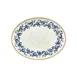 Turgla T-KRAZT36OV-6 Kario Oval China Platter, 14" x 11" x 1.25" Porcelain, Blue Vitrified Finish 2 image