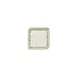 Turgla T-OLVAR20KR-12 Oliva Square China Plate, 6" x 6", Porcelain, Green Vitrified Finish 1 image