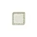 Turgla T-OLVAR25KR-12 Square Oliva China Plate, 7.5" x 7.5" Porcelain, Green Vitrified Finish 2 image