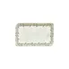 Turgla T-OLVAR34DT-6 Oliva Rectangular China Platter, 11.75" x 7" Porcelain, Green Vitrified Finish 1 image