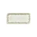 Turgla T-OLVAR38DT-6 Oliva Rectangular China Platter, 13.75" x 6.25", Green Vitrified Porcelain 1 image