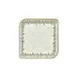 Turgla T-OLVAR38KR-6 Oliva Deep Square Plate, 11" x 11" Porcelain, Green Vitrified Finish 2 image