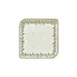 Turgla T-OLVAR38KR-6 Oliva Deep Square Plate, 11" x 11" Porcelain, Green Vitrified Finish 1 image