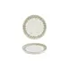 Turgla T-OLVHL19RD-6 Oliva Plate, 7.5" Round Green Vitrified Porcelain Dinnerware Plate 1 image