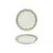 Turgla T-OLVHL23RD-6 Oliva Round Plate, 9" Diameter Green Vitrified Porcelain Dinnerware 1 image