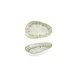 Turgla T-OLVIS19OV-12 Oliva Porcelain Platter, 7.5" x 4.75" x 1.5" H, Green Vitrified Finish - 1/Each 1 image